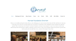 Desktop Screenshot of harvestfoundation.com